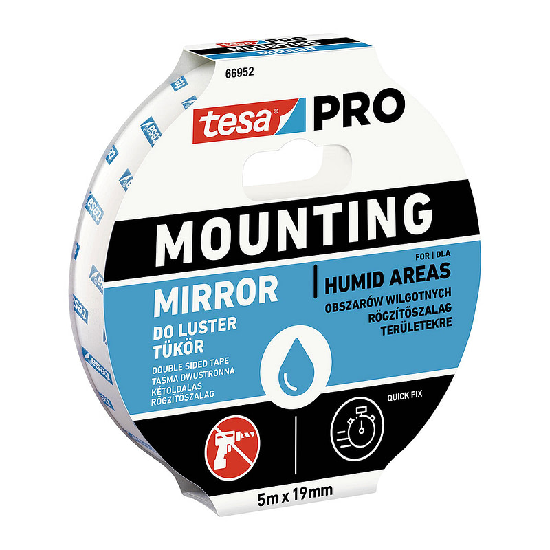 Tesa 96953 - Páska montážna na zrkadlá 66952, 19mm x 5m