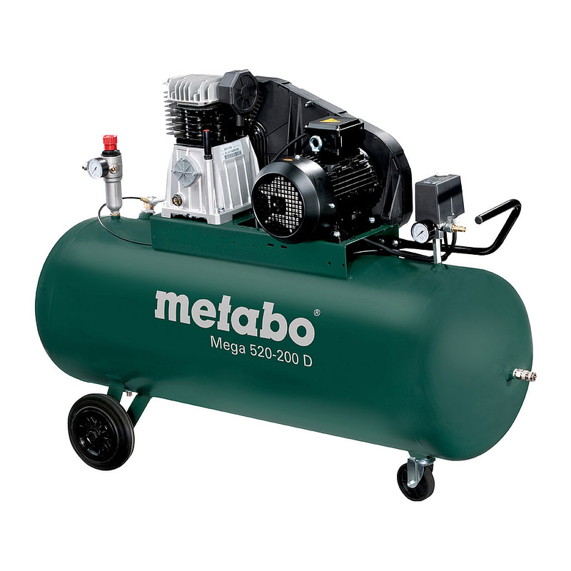 Metabo 601541000 - Mega 520-200 D - Kompresor, Kartón