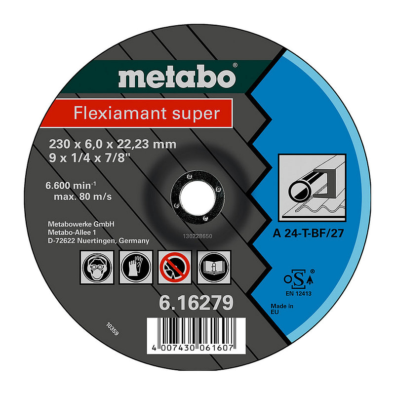 Metabo 616487000 - Flexiamant super 150x6,0x22,23 oceľ, SF 27