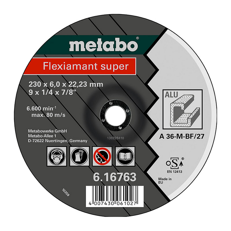 Metabo 616763000 - Flexiamant super 230x6,0x22,23 hliník, SF 27