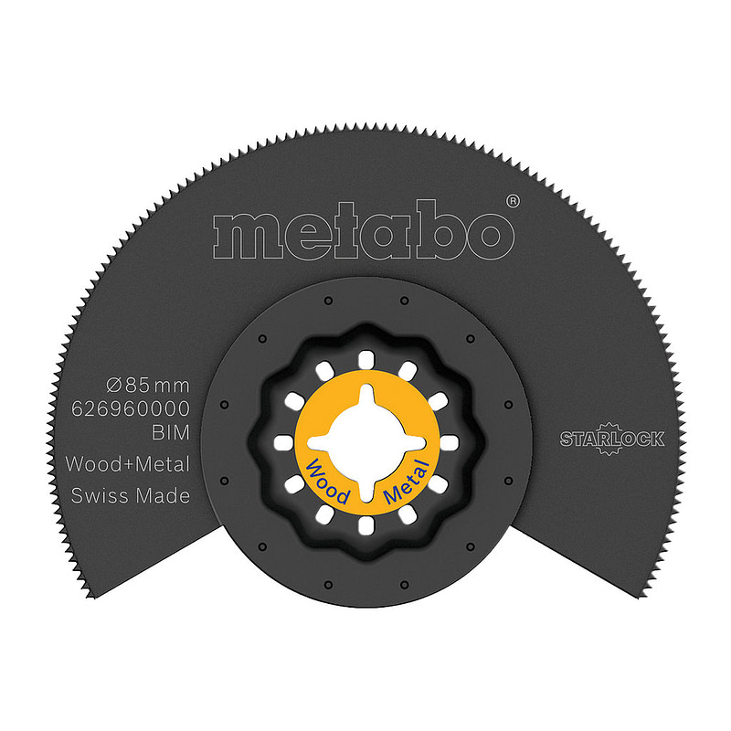 Metabo 626960000 - Segmentový pílový list, drevo/kov, BiM, Ø85 mm