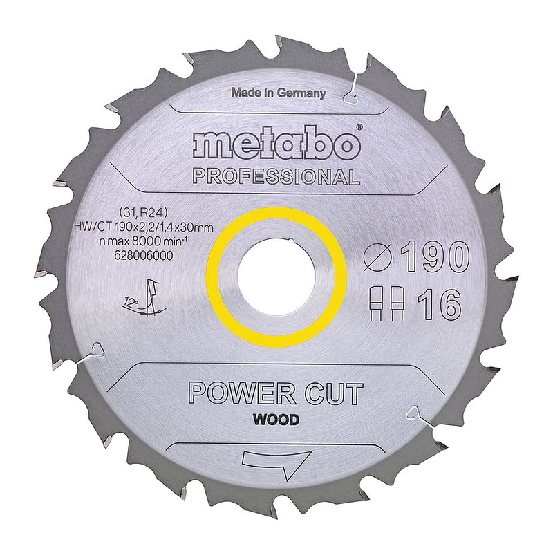 Metabo 628007000 - Pílový list „power cut wood - professional“, 210x30, Z16 FZ 25°