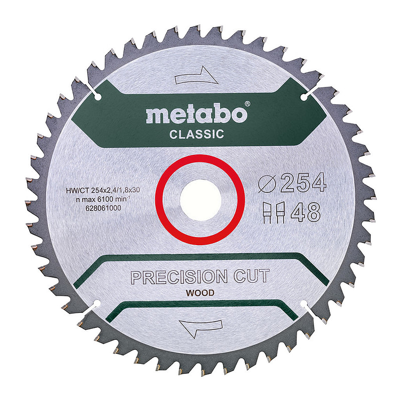 Metabo 628061000 - Pílový list „precision cut wood - classic“, 254x30 Z48 WZ 5°neg.