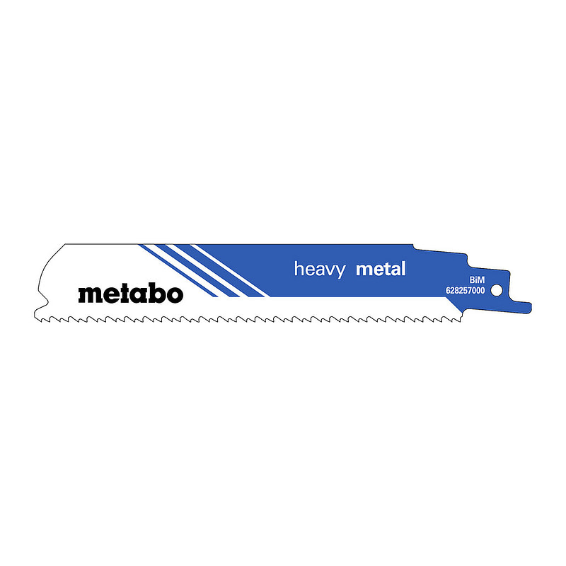 Metabo 628257000 - 5 pílových listov do šabľovej píly „heavy metal“ 150 x 1,1 mm