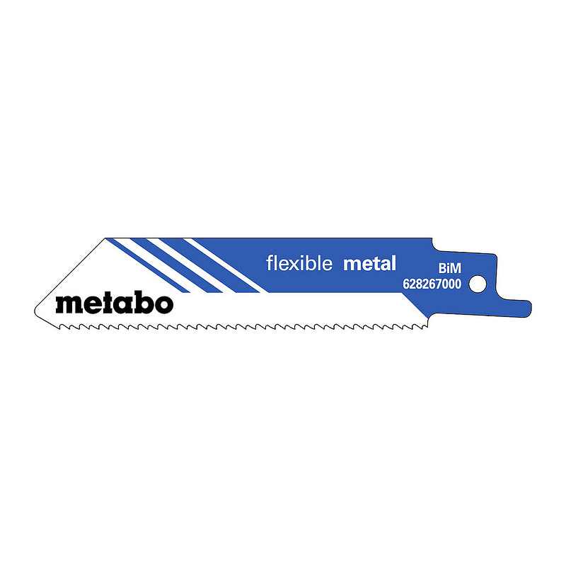 Metabo 628267000 - 5 pílových listov do šabľovej píly „flexible metal“ 100 x 0,9 mm