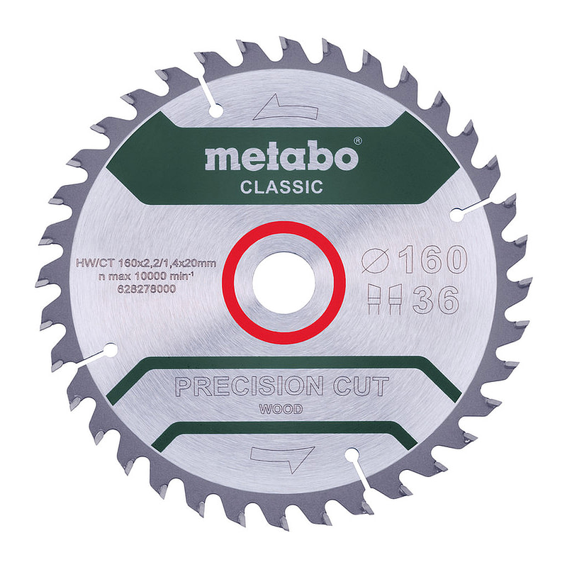 Metabo 628278000 - Pílový list „precision cut wood - classic“, 160x20 Z36 WZ 10°