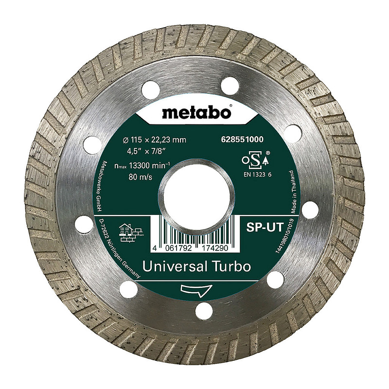 Metabo 628551000 - Diamantový rezný kotúč - SP - UT, 115x22,23 mm