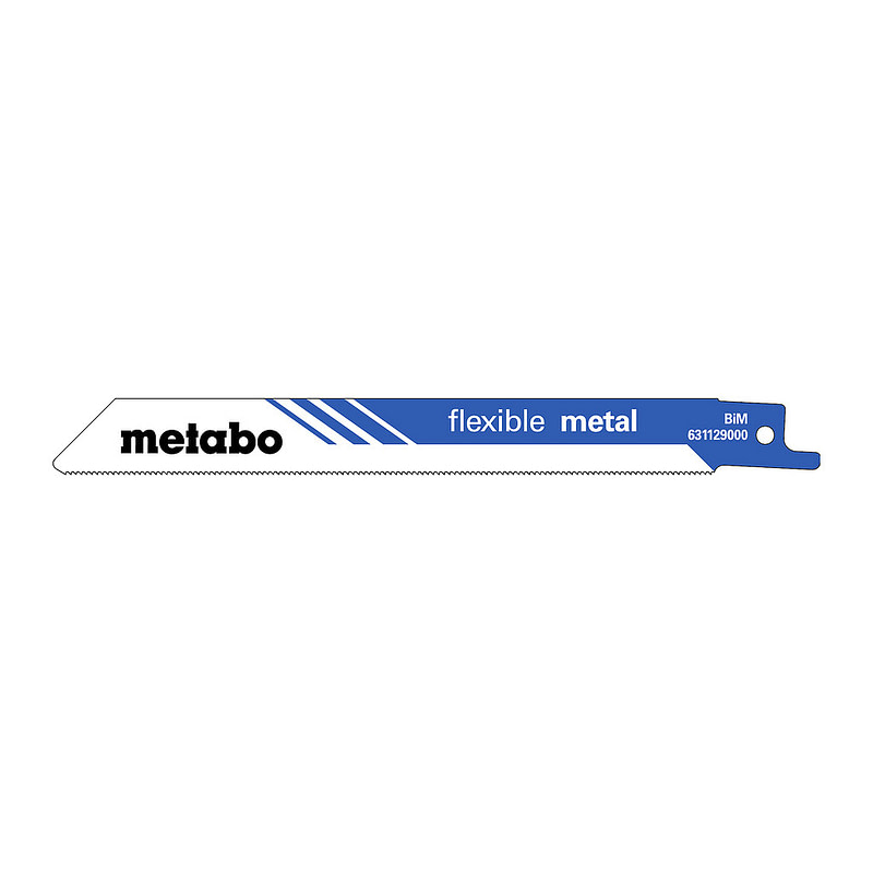 Metabo 631129000 - 2 pílové listy do šabľovej píly „flexible metal“ 150 x 0,9 mm