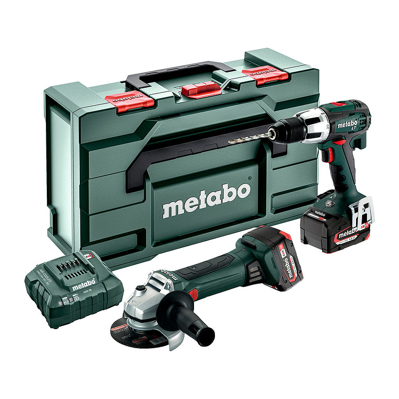Metabo 685039000 - Combo Set 2.4.2 18 V - AKU stroje v súprave, 18V, metaBOX 165 L, SB 18 LT + W 18 LTX 125 Quick