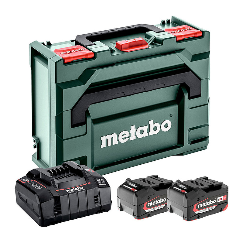 Metabo 685065000 - Základná súprava 2 x 5,2 Ah + metaBOX 145
