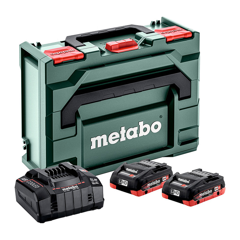 Metabo 685130000 - Základná súprava 2 x LiHD 4,0 Ah + metaBOX 145