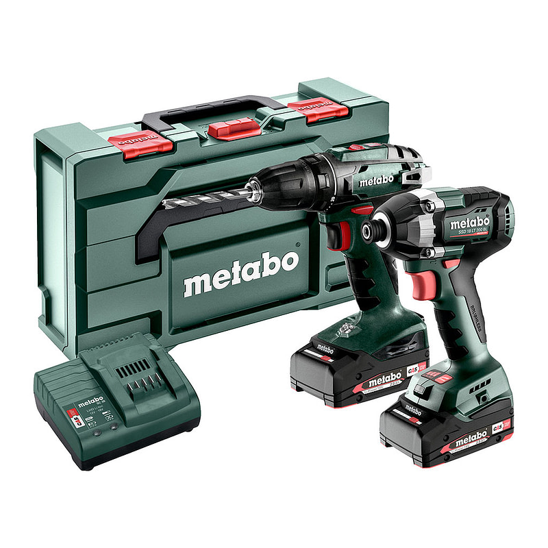 Metabo 685193000 - Combo Set 2.8.1 18V - AKU stroje v súprave, 18V, metaBOX 145 L, BS 18 + SSD 18 LT 200 BL
