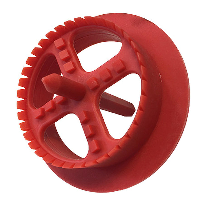 Den Braven Z000902 - PVC fréza na polystyrénovú zátku 67mm červená
