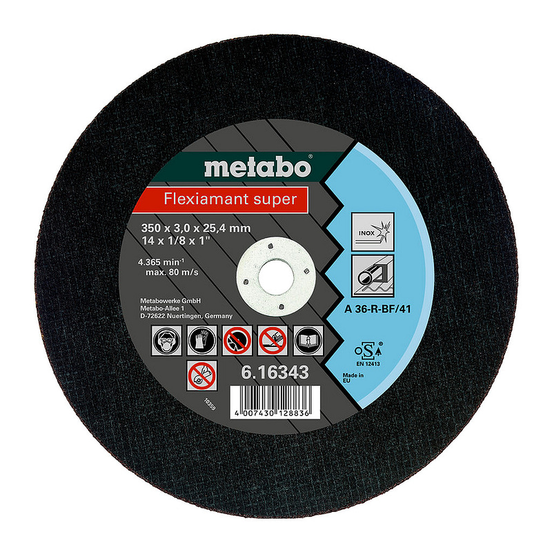 Metabo 616343000 - Flexiamant super 350x3,0x25,4 Inox, TF 41