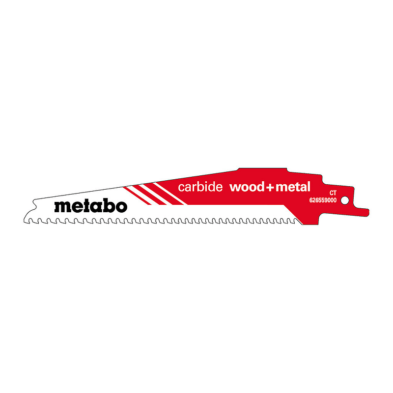 Metabo 626559000 - Pílový list do šabľovej píly „carbide wood + metal“ 150 x 1,25 mm