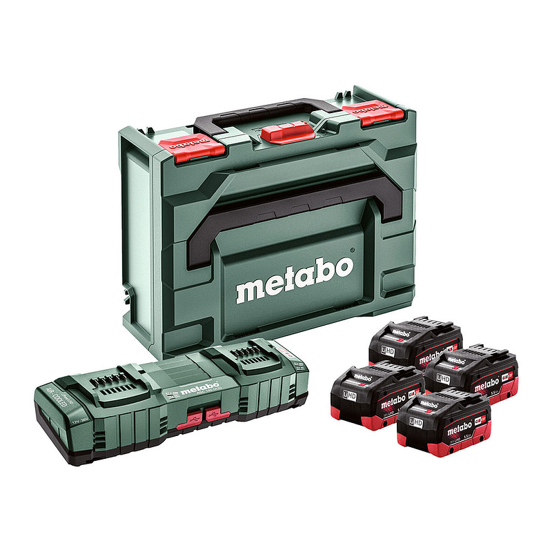Metabo 685180000 - Základná súprava 4x LiHD 5,5 Ah ASC 145 DUO + metaBOX 145