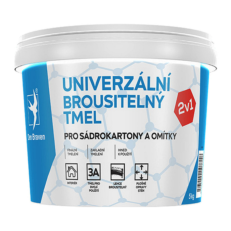 Den Braven 00402RL - Univerzálny brúsiteľný tmel 1