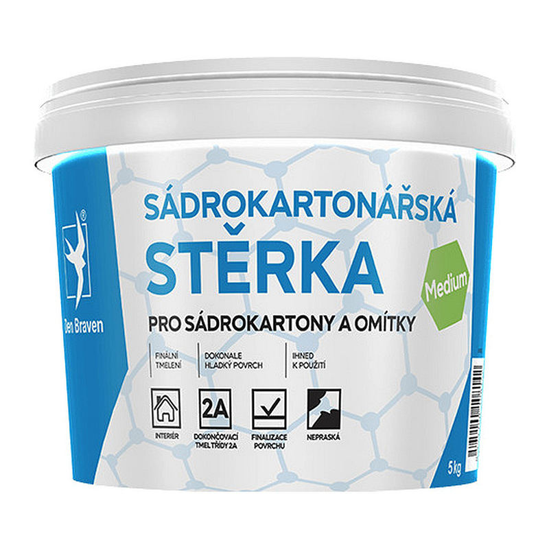 Den Braven 00405RL - Sadrokartonárska stierka 5 kg vedro biela