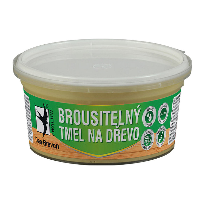 Den Braven 00503RL - Brúsiteľný tmel na drevo 250 g kelímok smrek