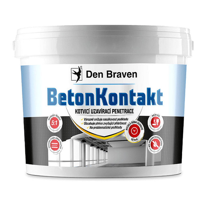 Den Braven 57365Q - BetonKontakt 5 kg vedro modrá