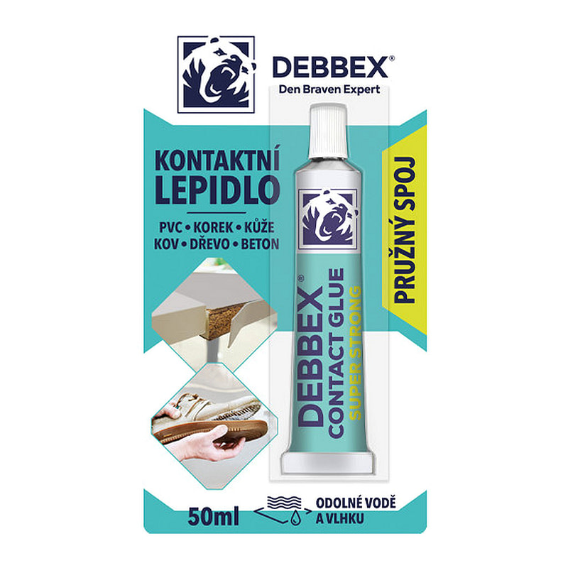 Den Braven 60030DBX - Kontaktné lepidlo 50 ml tuba v blistri nažltlá