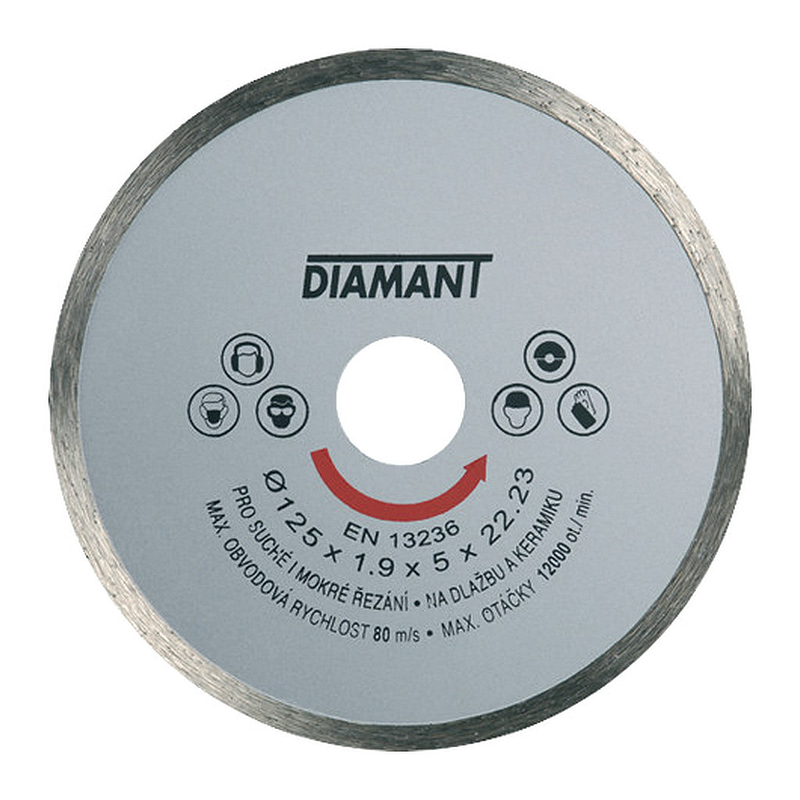 Den Braven 8108BD - Diamantový kotúč plný STANDARD Ø 115 mm