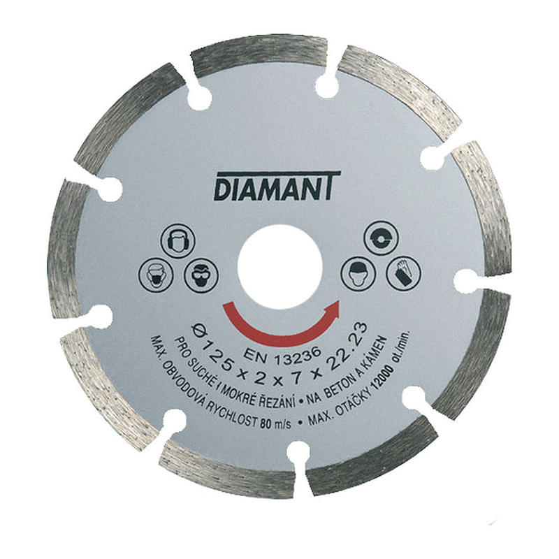 Den Braven 8114BD - Diamantový kotúč segmentový STANDARD Ø 115 mm