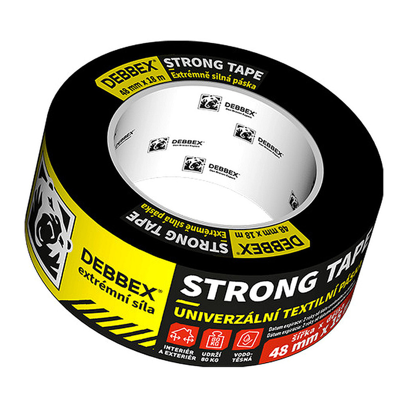 Den Braven B795TE - STRONG TAPE Extra silná textilná páska čierna