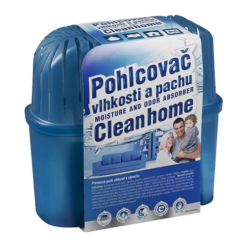 Den Braven D0001 - Pohlcovač vlhkosti a pachu CLEANHOME 650 g plastová dóza modrá