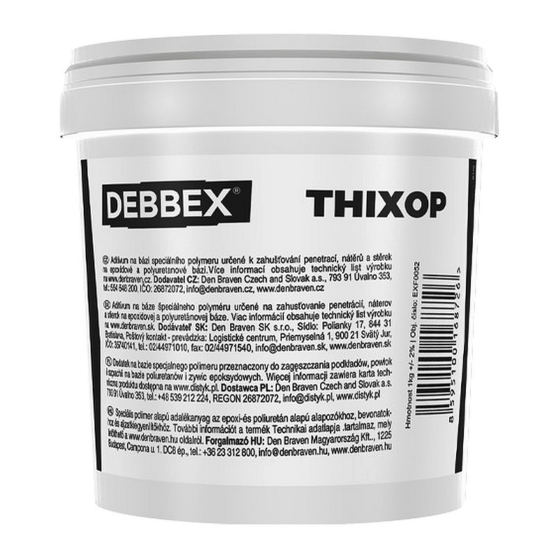 Den Braven EXF0052 - THIXOP 1 kg kelímok biela