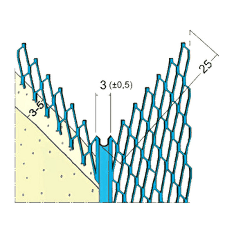 Den Braven Z7023 - Profil pre suchú výstavbu 3 mm MMG 28 3 mm × 3 m