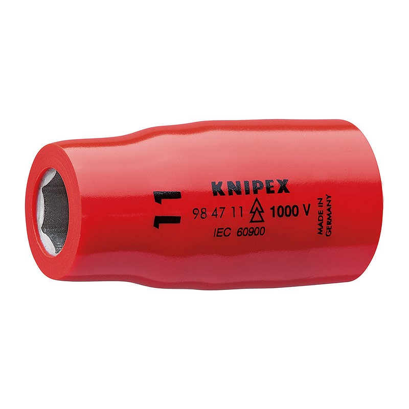 Knipex 98 47 11 - Šesťhranný nástrčný kľúč pre šesťhranné skrutky s vnútorným štvorhranom 1/2" 54 mm