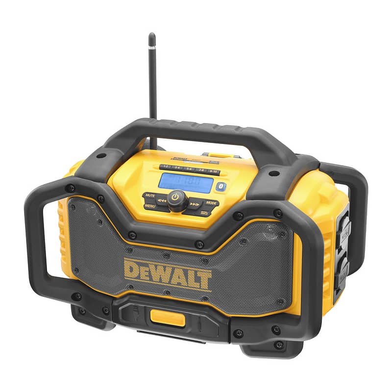 DeWalt DCR027 - Bluetooth rádio na stavbu s funkciou nabíjačky