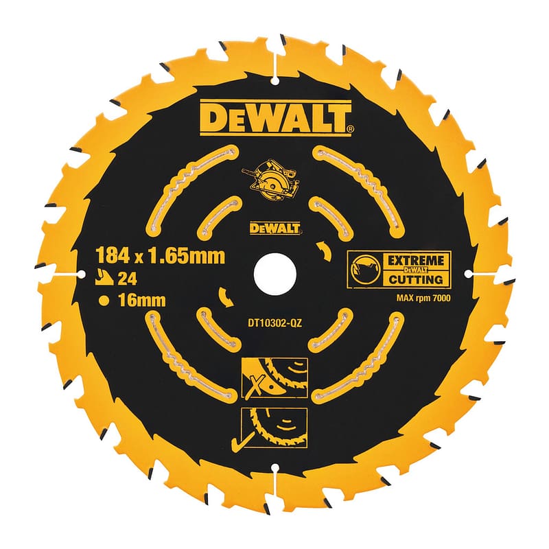DeWalt DT10302 - Pílový kotúč EXTREME 184x16mm, 24 zubov
