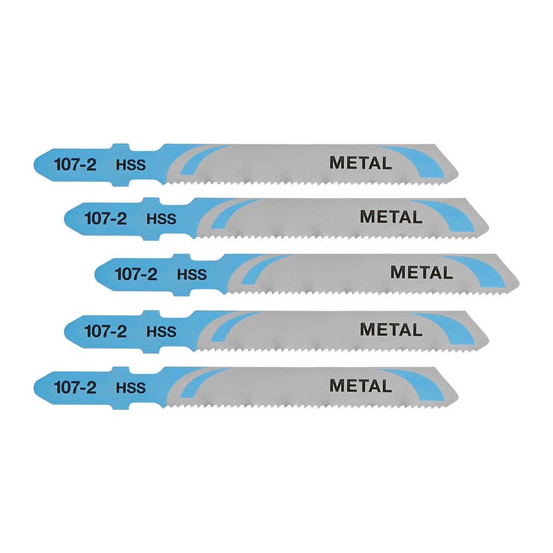 DeWalt DT2160 - Pílové plátky z rýchloreznej ocele HSS pre rezanie kovov 1,5-4mm, 50mm, priame rezy, pre priam. píly, 5ks