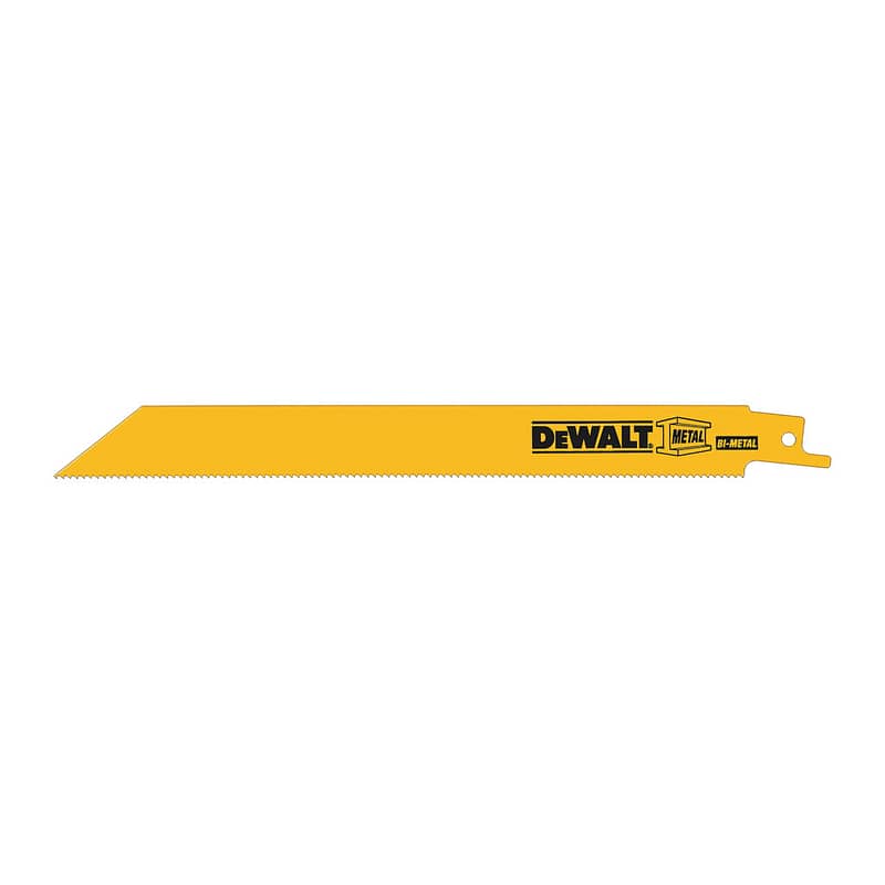 DeWalt DT2323 - Univerzálne bimetalové pílové listy na kov, 203mm, rýchle rezy, pre mečové píly, 100ks