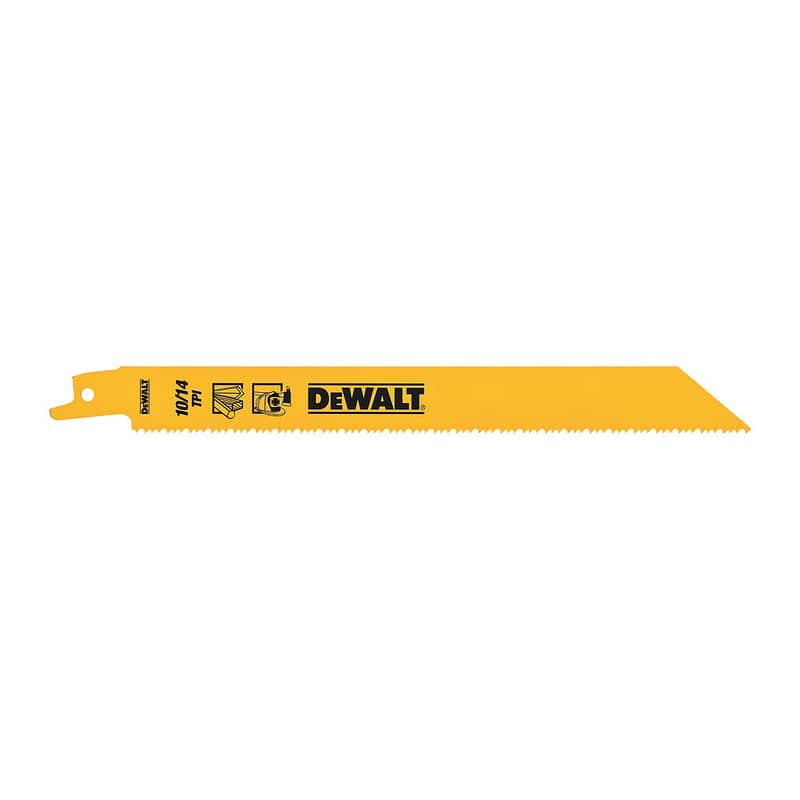 DeWalt DT2387 - Bimetalové pílové listy univerzálne, 203mm, pre mečové píly, 5ks