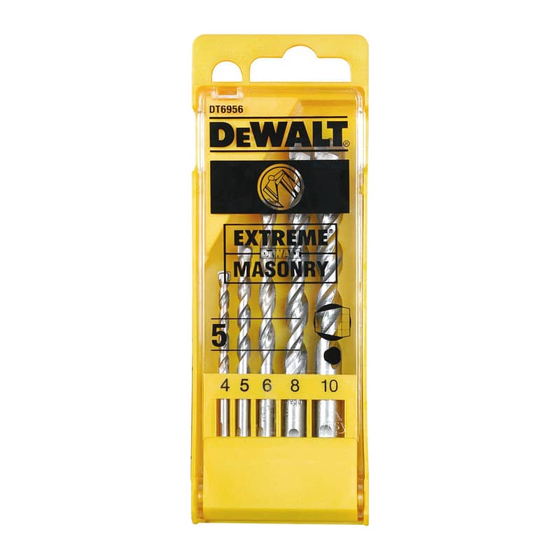 DeWalt DT6956 - Vrtáky do muriva SDS Plus EXTREME® 2, 5ks - 4,5,6,8,10mm