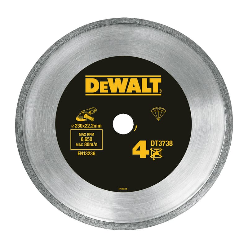 DeWalt DT3738 - Sintrovaný diamantový rezný kotúč 230x22,2mm, na obklady