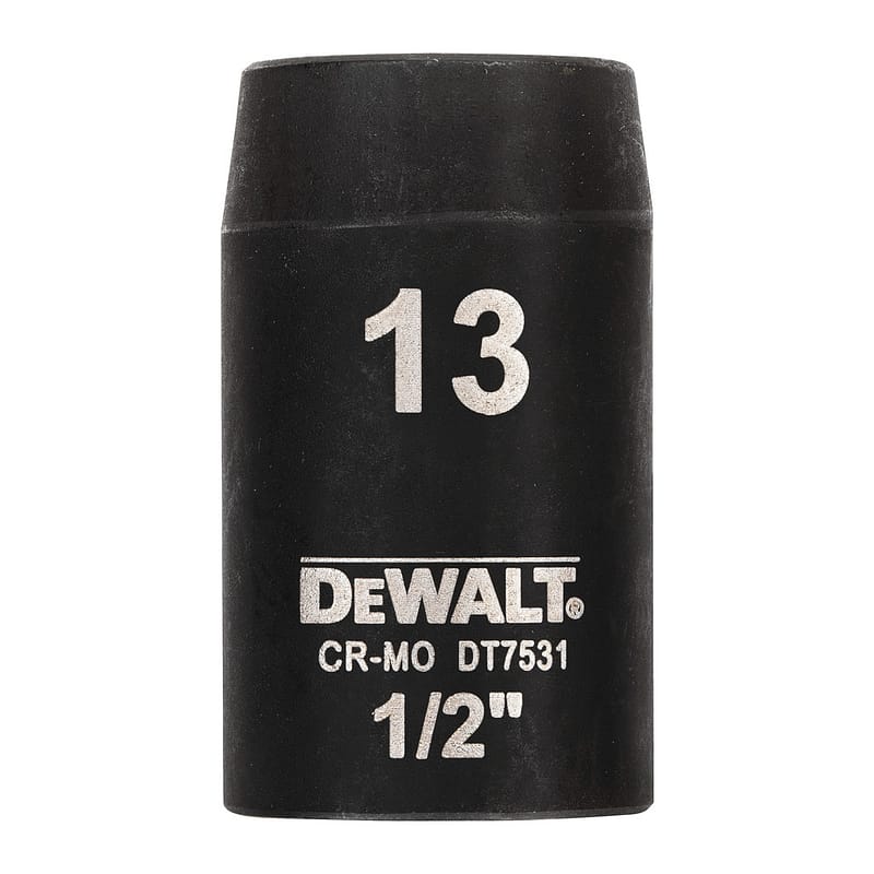DeWalt DT7531 - Nástrčková hlavica EXTREME IMPACT 1/2" krátka, 13mm