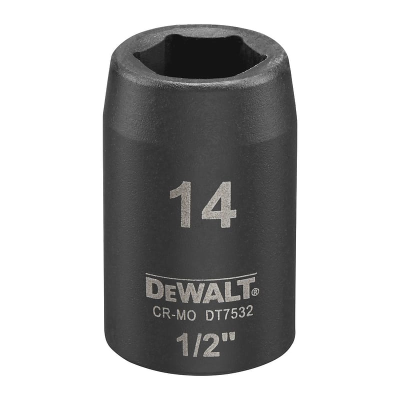 DeWalt DT7532 - Nástrčková hlavica EXTREME IMPACT 1/2" krátka, 14mm