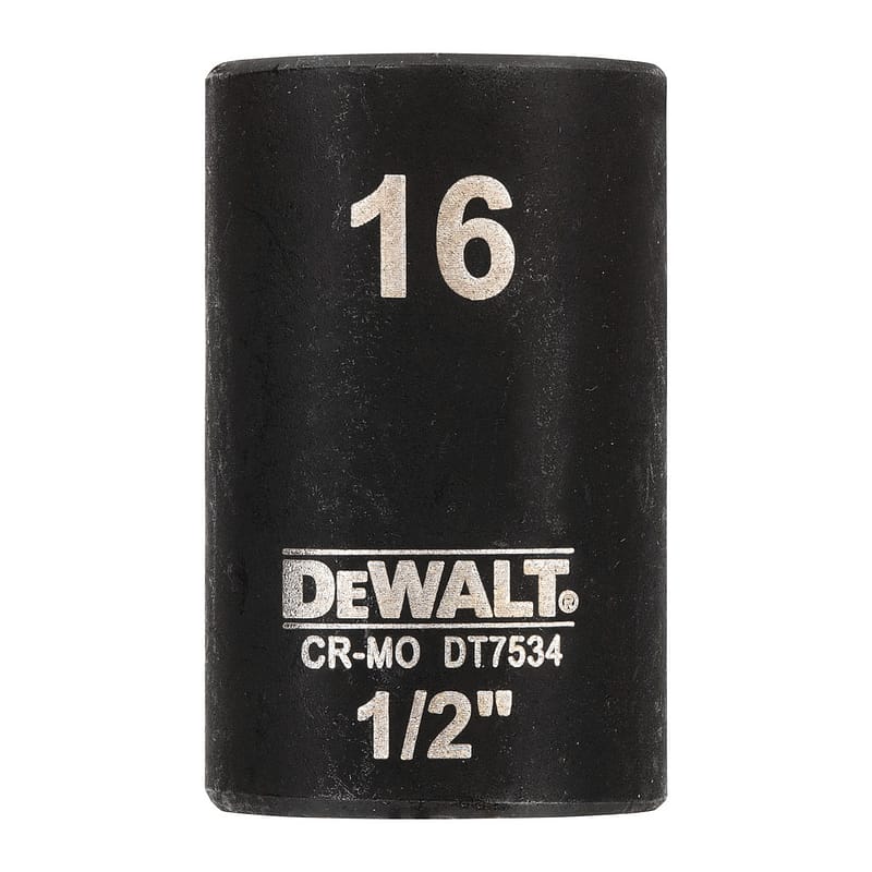 DeWalt DT7534 - Nástrčková hlavica EXTREME IMPACT 1/2" krátka, 16mm
