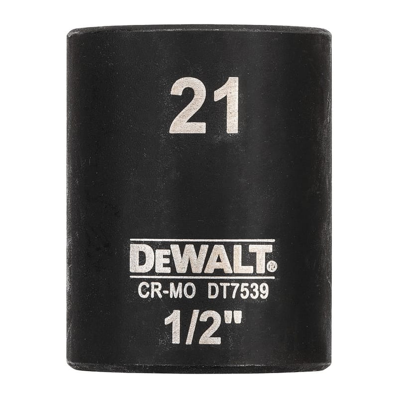 DeWalt DT7539 - Nástrčková hlavica EXTREME IMPACT 1/2" krátka, 21mm