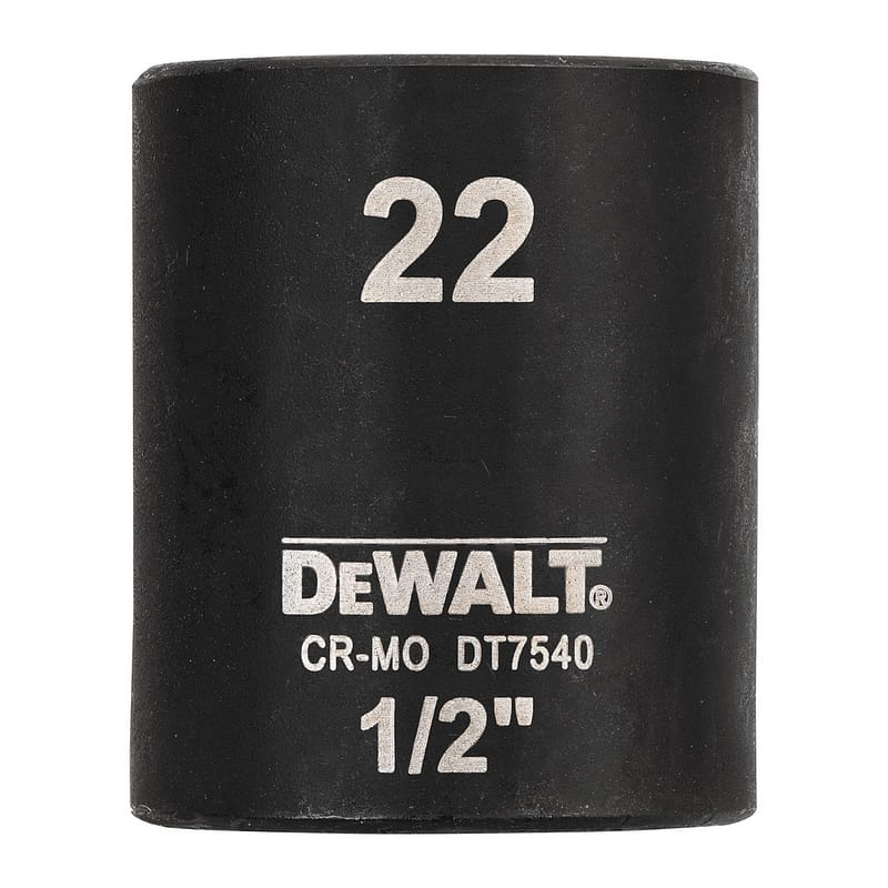 DeWalt DT7540 - Nástrčková hlavica EXTREME IMPACT 1/2" krátka, 22mm