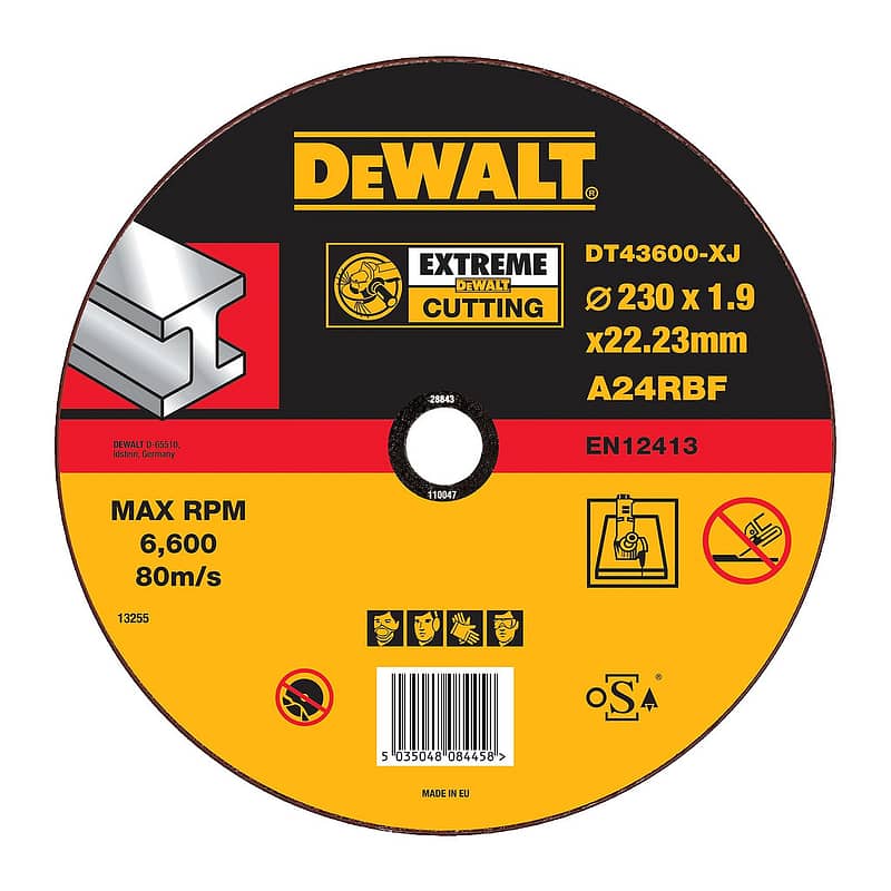 DeWalt DT43600 - Rezné kotúče EXTREME® na kov - ploché - ø 230 mm
