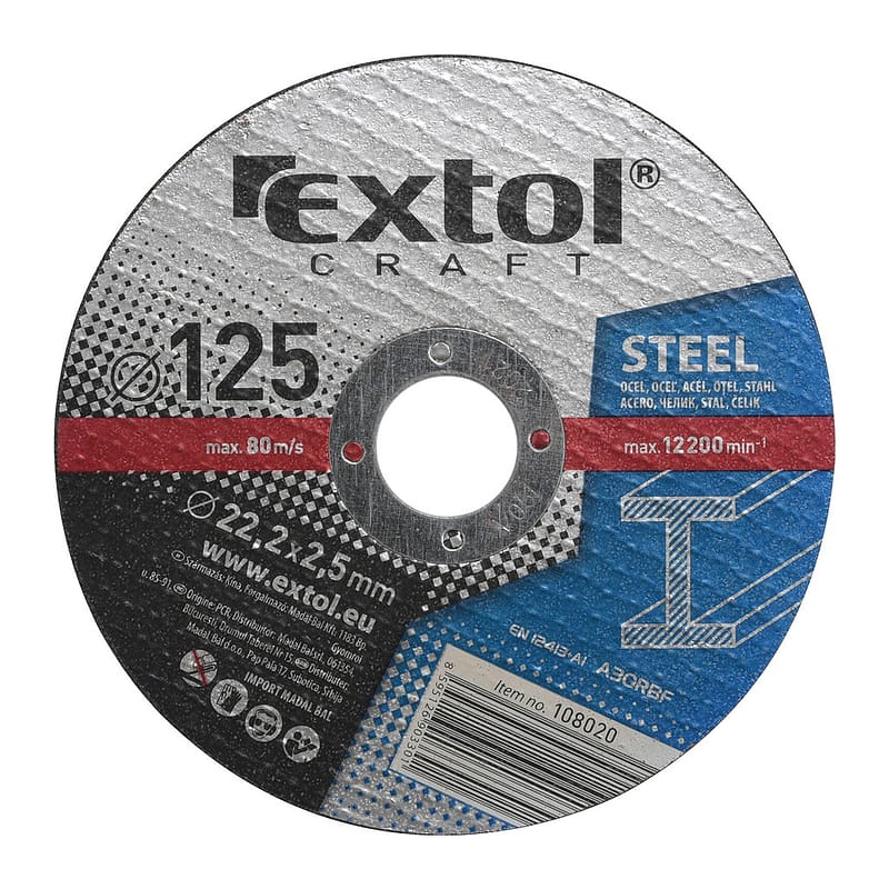 Extol Craft 108020 - Kotúč rezný na kov 5ks, 125x2,5mm
