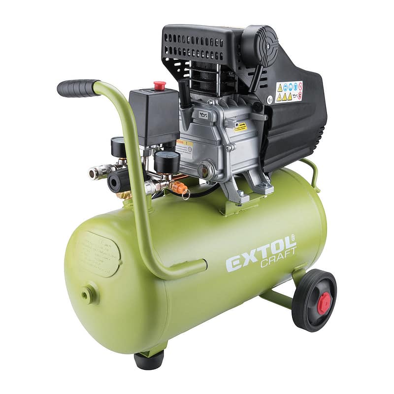 Extol Craft 418201 - Kompresor olejový, 1100W, prac. tlak 800kPa, nádoba 24l