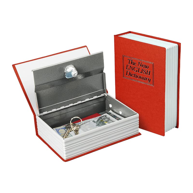 Extol Craft 99016 - Pokladnička - kniha, 180x115x54mm, 2x kľúč