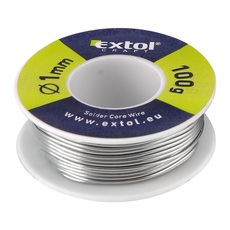 Extol Craft 9945 - Cín na spájkovanie pr.1mm, 100g