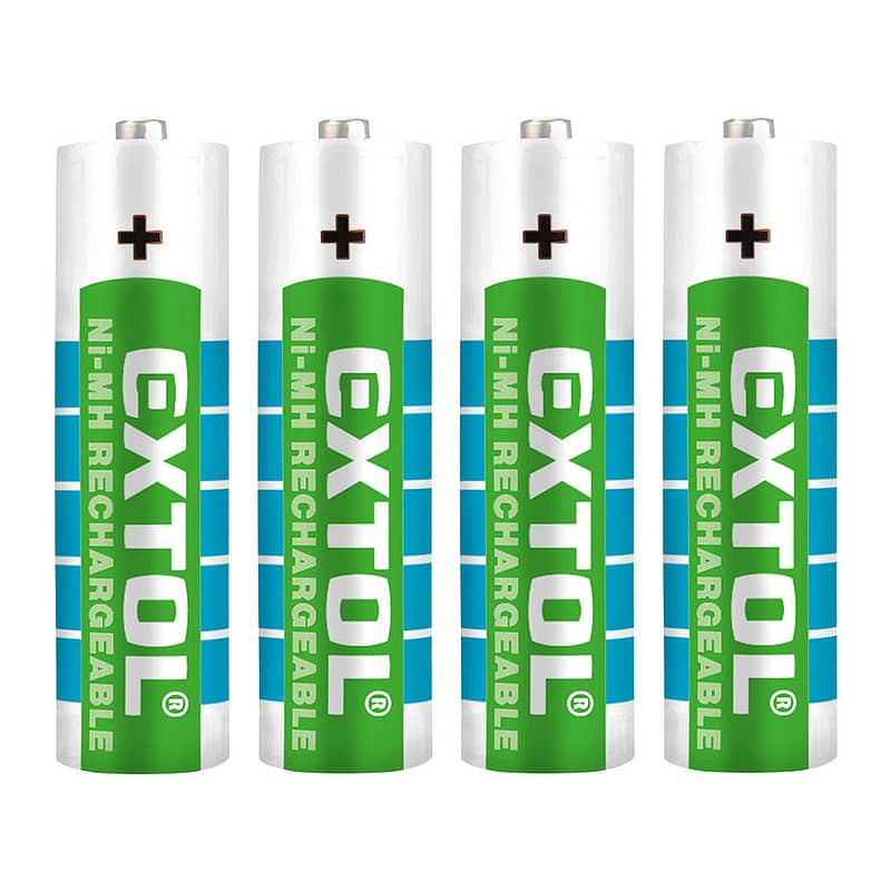 Extol Energy 42061 - Batéria nabíjateľná 4ks, 1,2V, typ AA